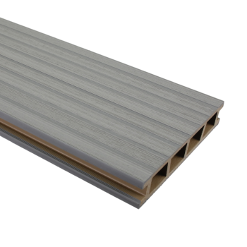 BERGDECK PURE szürke kompozit burkolólap, csiszolt 240 × 15 × 2,5 cm